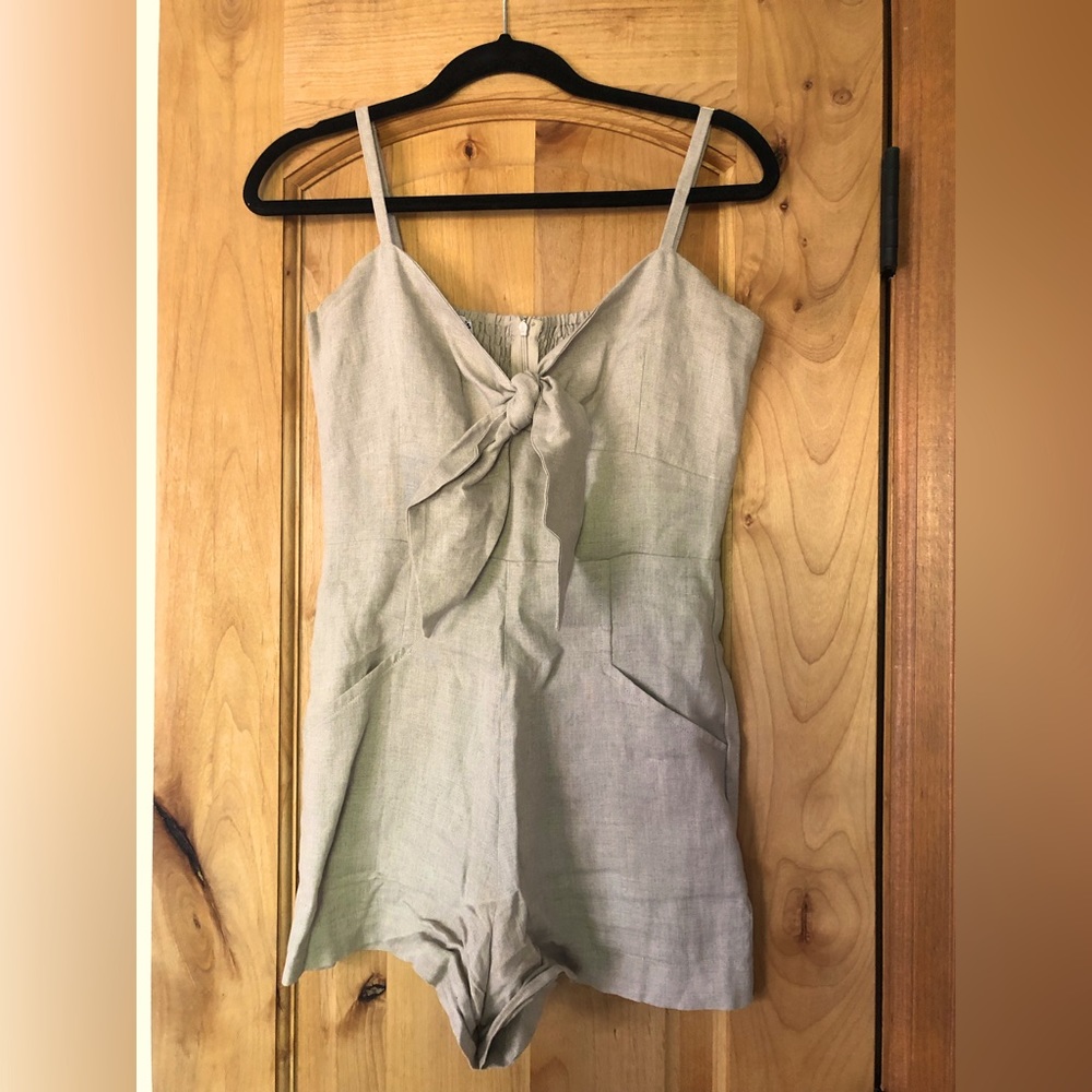 100% Linen Romper - Purchased in Italy, worn once
